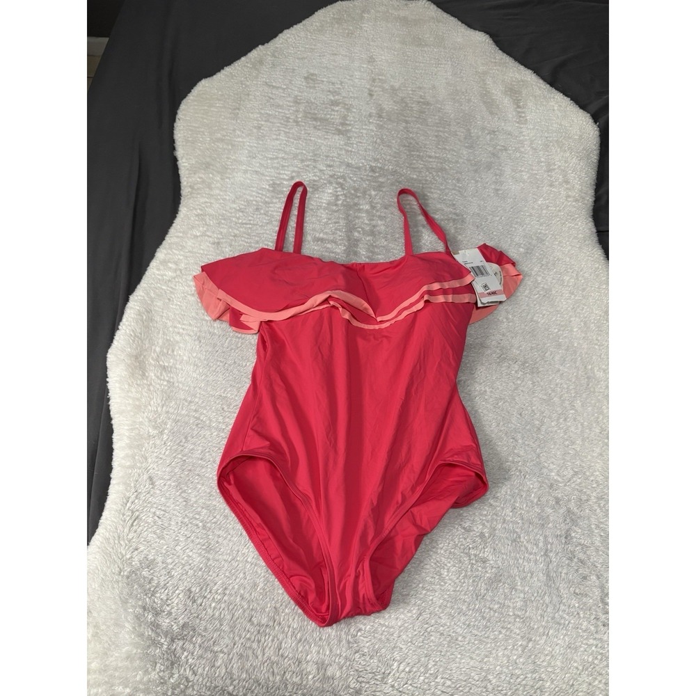 Contours by Coco Reef ShapeMaker One Piece Swimwear Bathing Suit Size 16 40C NEW - Picture 1 of 6